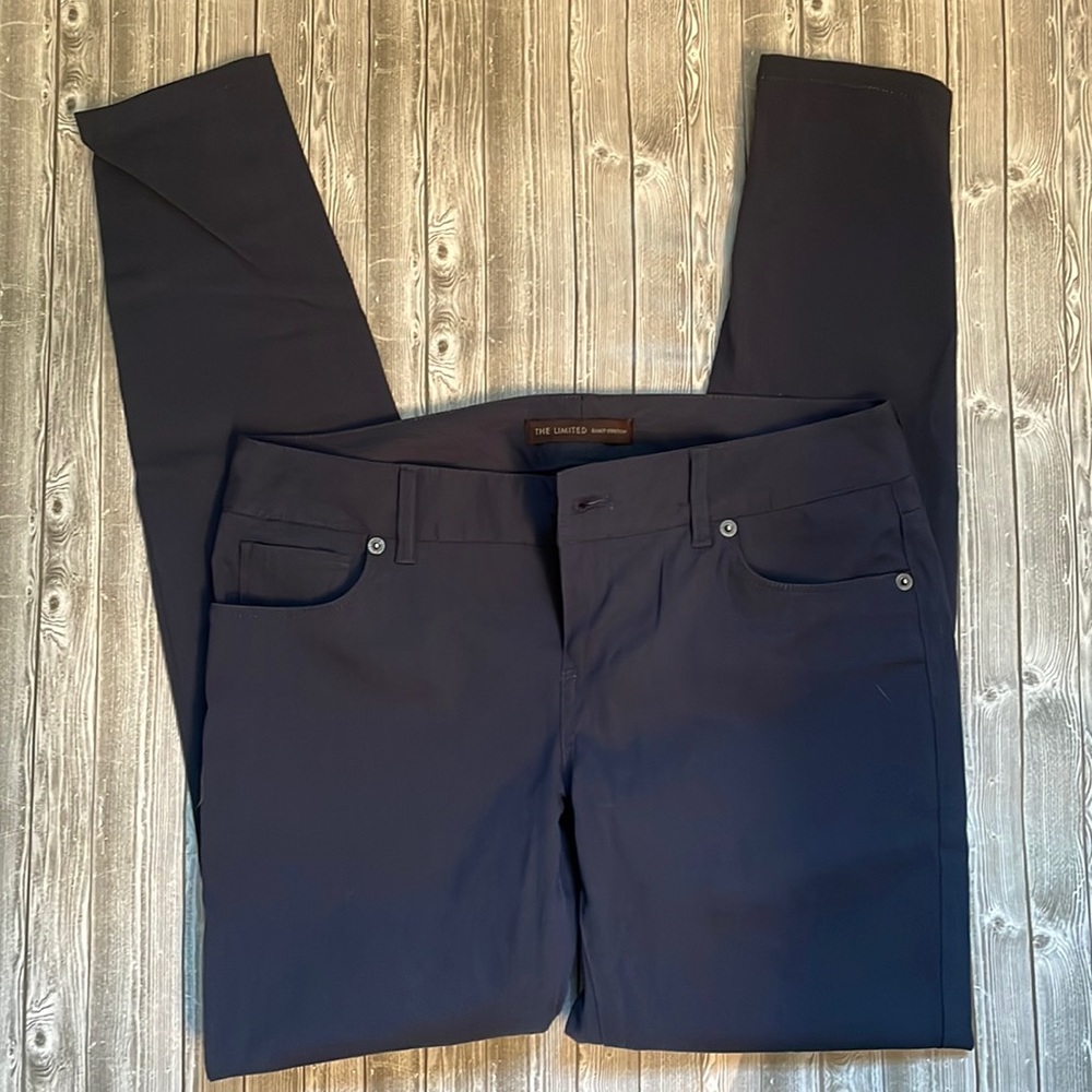 The Limited Women’s Plus Navy Blue Exact Stretch Pull On Skinny Pants Size 4
